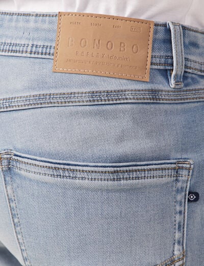 Jeans slim ultra stretch denim bleach homme