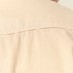 Chemise manches longues beige homme