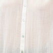 Blouse boyfriend manches coude en coton ecru femme