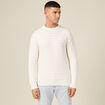 Pull éco-responsable ecru homme