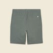 Short droit avec cordon vert kaki homme