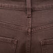 Jeans ample taille standard marron femme