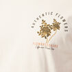 T-shirt manches courtes ecru homme