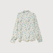 Blouse manches longues blanc femme