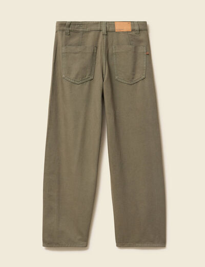 Pantalon Jogger Figs Femme - Vert, Taille M, Longueur Cheville, Bas Manchette
