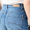 Jeans large éco-responsable denim stone femme