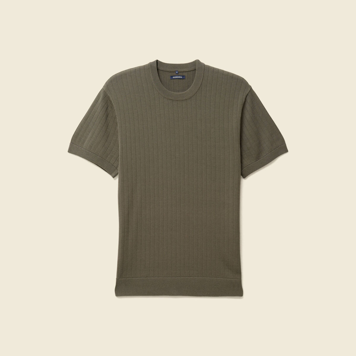 T-shirt manches courtes vert fonc&eacute; homme