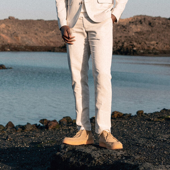 Pantalon chino sable homme