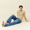 T-shirt éco-responsable gris homme