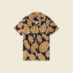 Chemise manches courtes noir homme