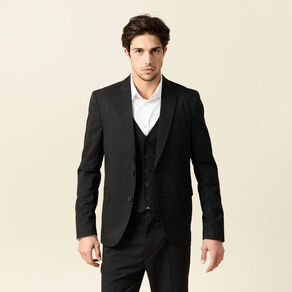 veste blazer cintree noir homme Veste blazer cintrée noir homme