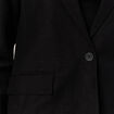 Veste blazer manches longues noir femme