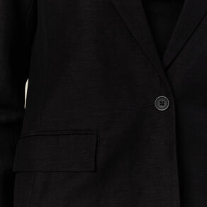veste blazer manches longues noir femme Veste blazer manches longues noir femme
