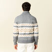Gilet manches longues ecru homme