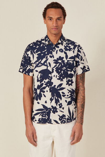 Chemise éco-responsable blanc homme