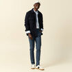 Pantalon slim Instinct chino bleu gris homme