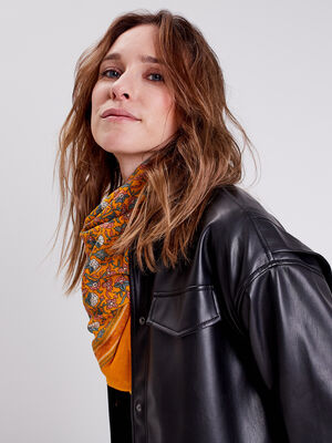 Foulard jaune femme