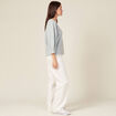 Sweat éco-responsable bleu femme