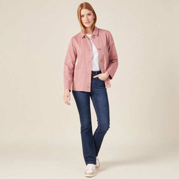 Jeans bootcut denim brut femme
