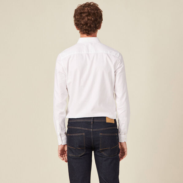 chemise eco responsable blanc homme Chemise éco-responsable blanc homme