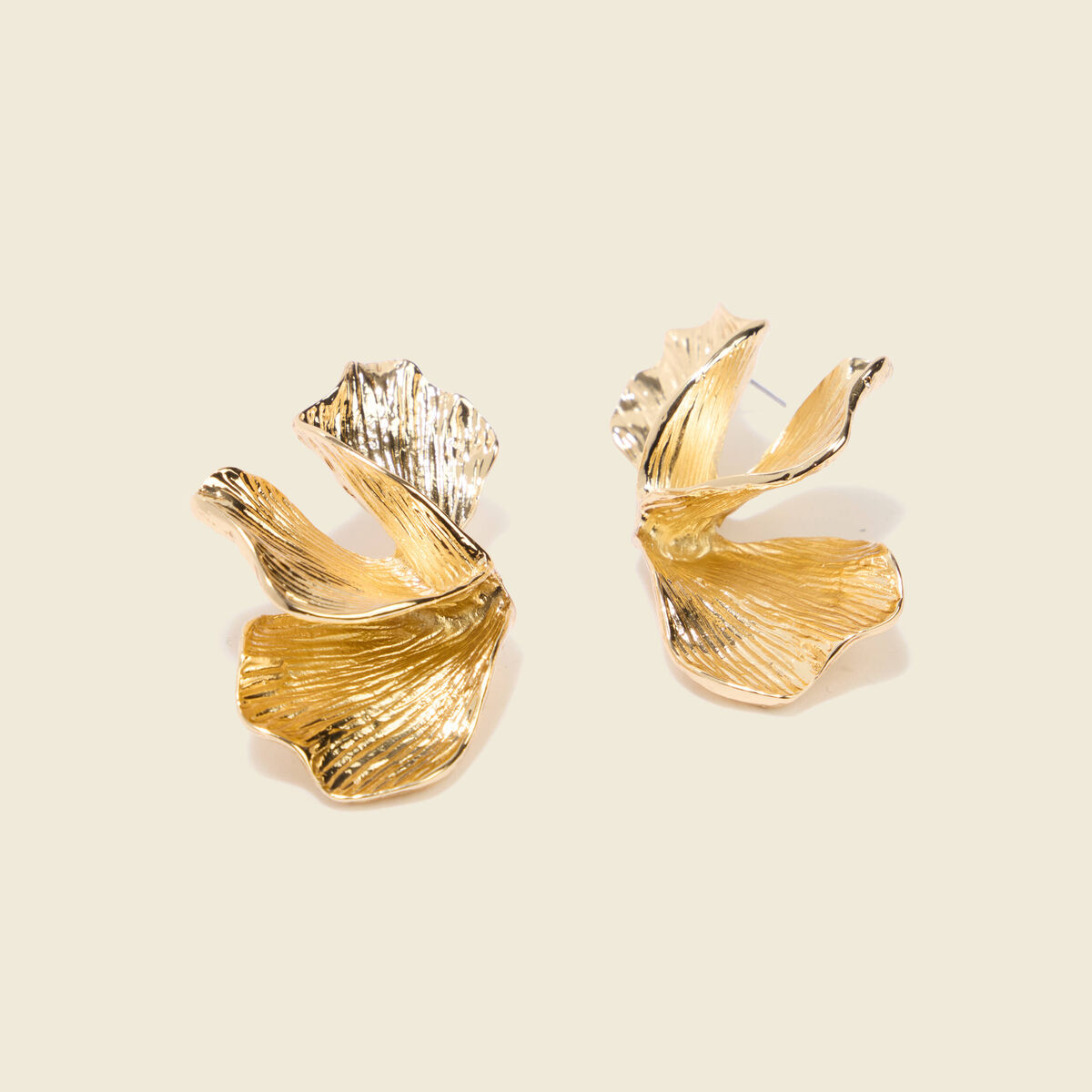 Boucles d'oreilles couleur or femme