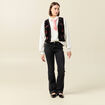 Jeans bootcut 5 poches denim gris femme