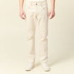 Jeans regular 5 poches denim beige homme