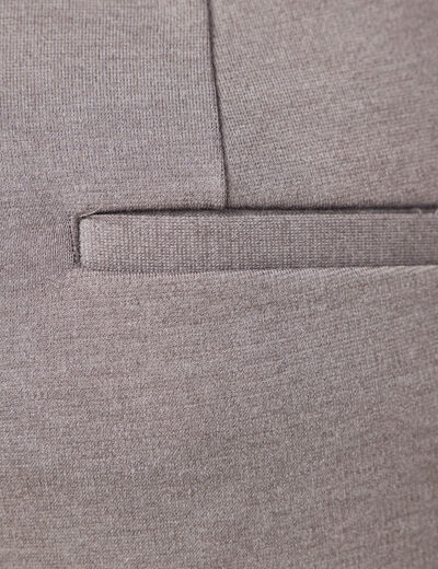 Pantalon chino slim gris homme