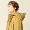 Veste col montant manches longues camel homme