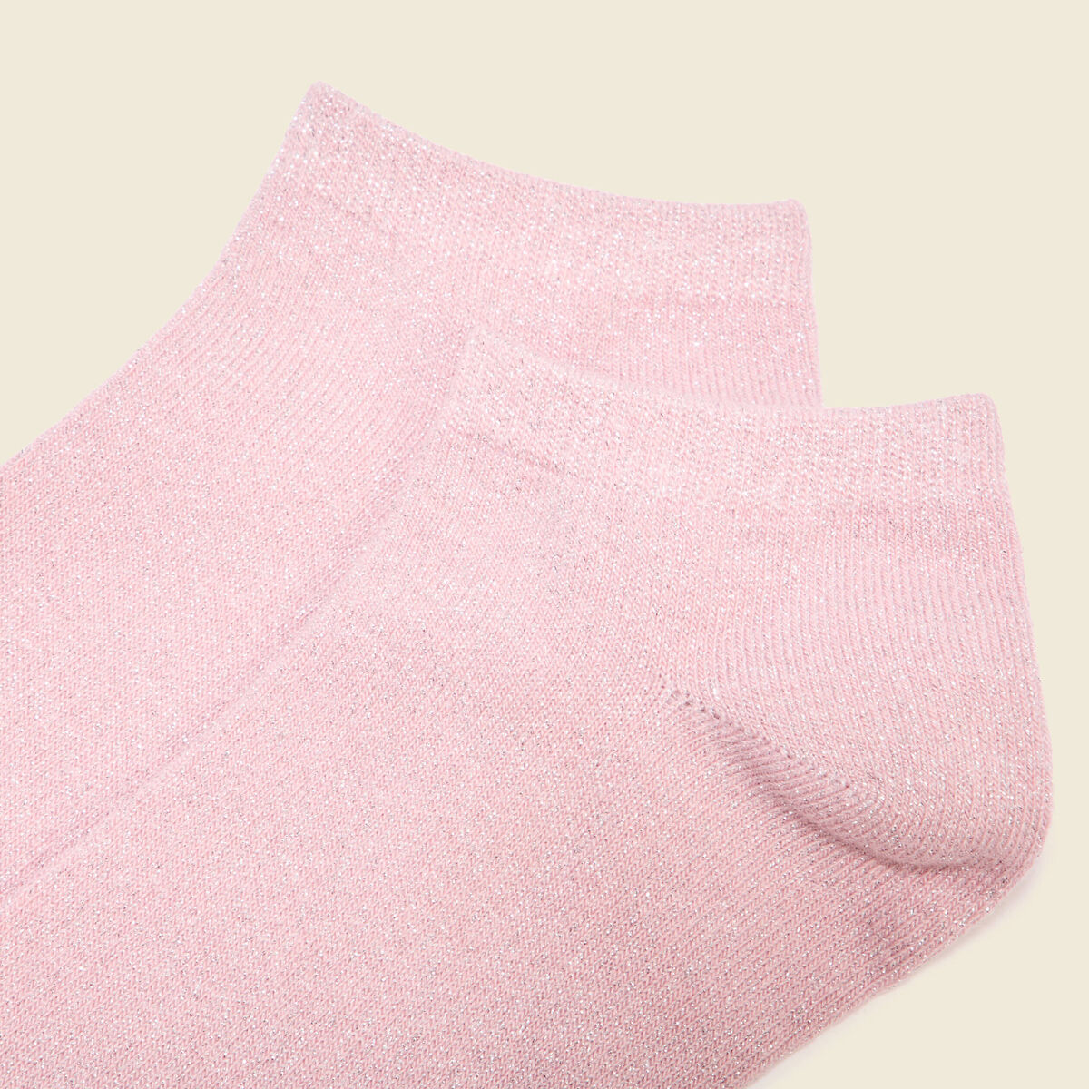 Chaussettes rose pastel femme
