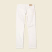 Jeans éco-responsable straight denim blanc homme