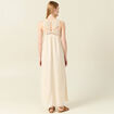 Robe empire éco-responsable creme femme