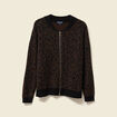 Veste manches longues terracotta femme
