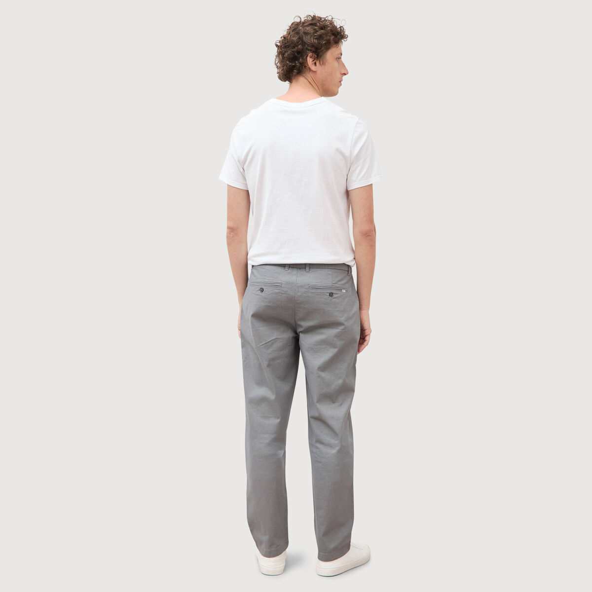 Pantalon regular longueur 32 gris homme