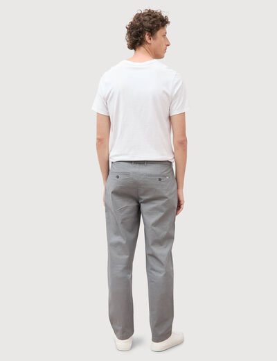 Pantalon regular longueur 32 gris homme
