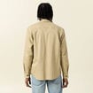 Surchemise manches longues taupe homme