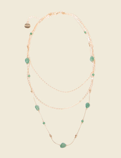 Collier couleur or femme