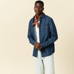 Chemise manches longues jean denim brut homme