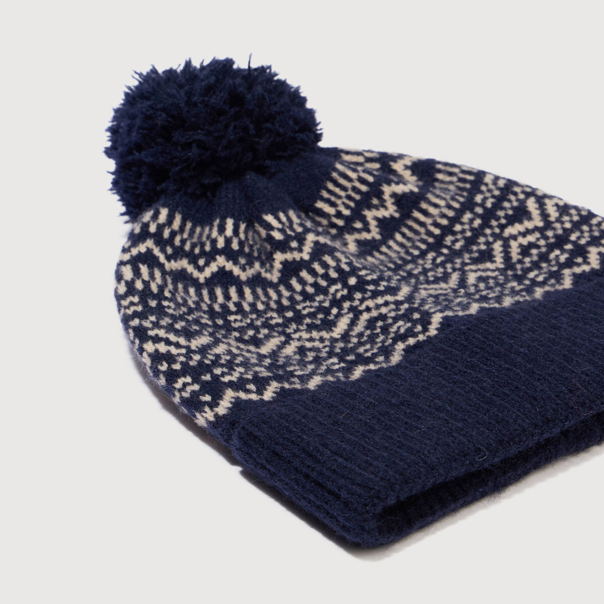 Bonnet bleu marine homme