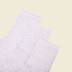 Lot 3 paires chaussettes gris clair femme