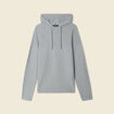 Pull à capuche bleu gris homme