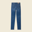Jeans slim taille haute denim stone femme