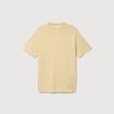T-shirt en coton manches courtes jaune clair homme