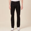 Jeans straight 5 poches denim noir homme
