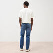 Jeans straight longueur 32 denim stone homme