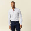 Chemise manches longues blanc homme