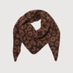 &Eacute;charpe marron clair femme