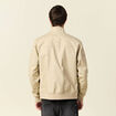 Blouson zippé col montant gris homme