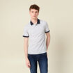 Polo éco-responsable blanc homme