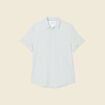 Chemise manches courtes vert olive homme